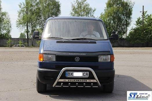 

Кенгурятник D60 с надписью для VW T4 1990-2003