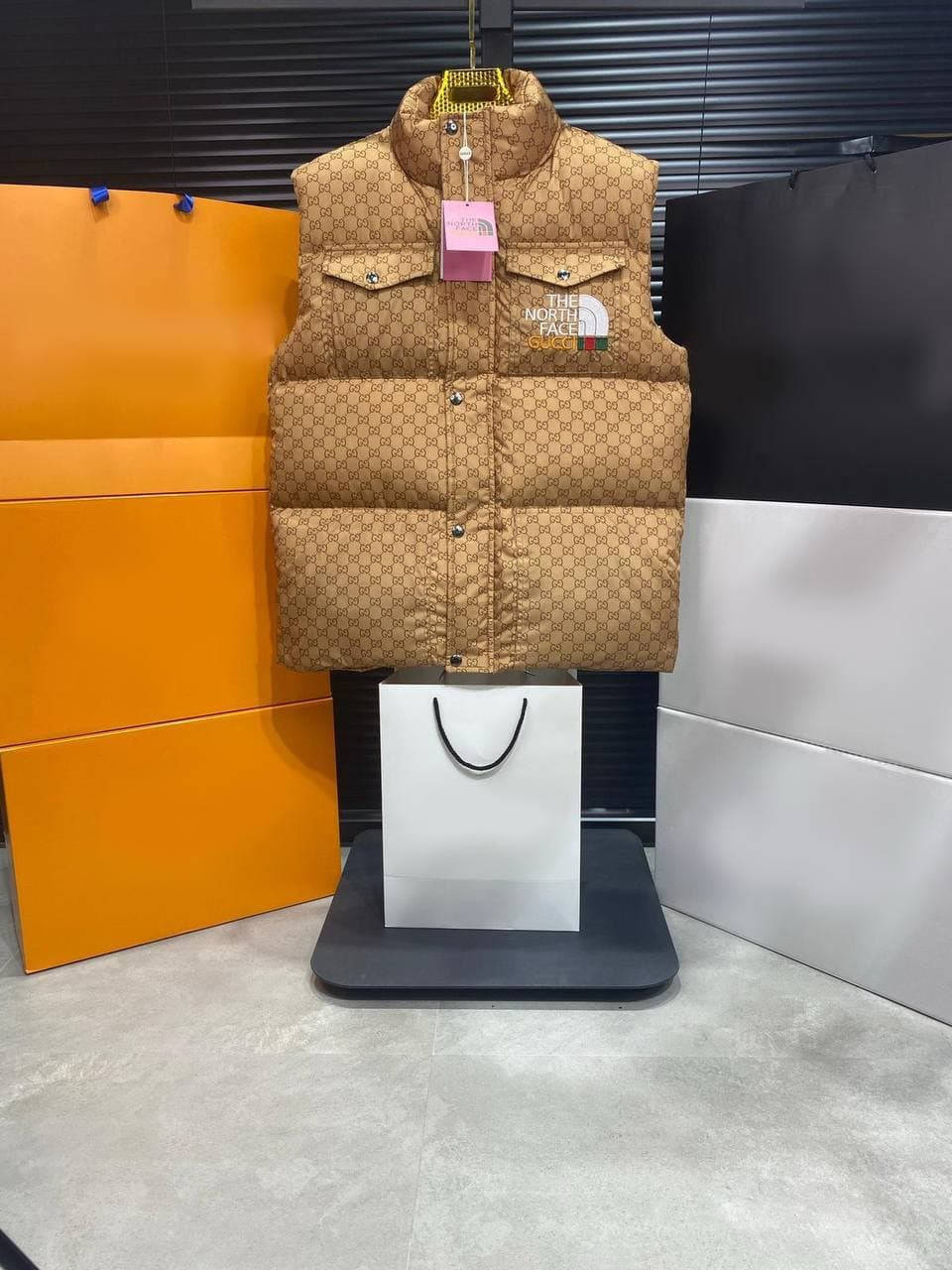 

Мужская жилетка the north face gucci