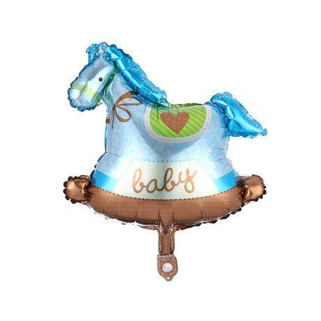 

Воздушный шар на выписку для мальчика Лошадка, Разные цвета