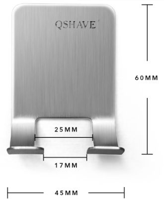 

Кронштейн держатель полка Qshave для бритвы из нержавеющей стали 304, размер 2. Новинка!!!