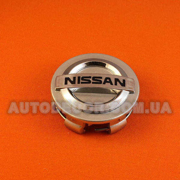

Колпачки заглушки на литые диски Nissan (60/56-57/15) серебро NS-034