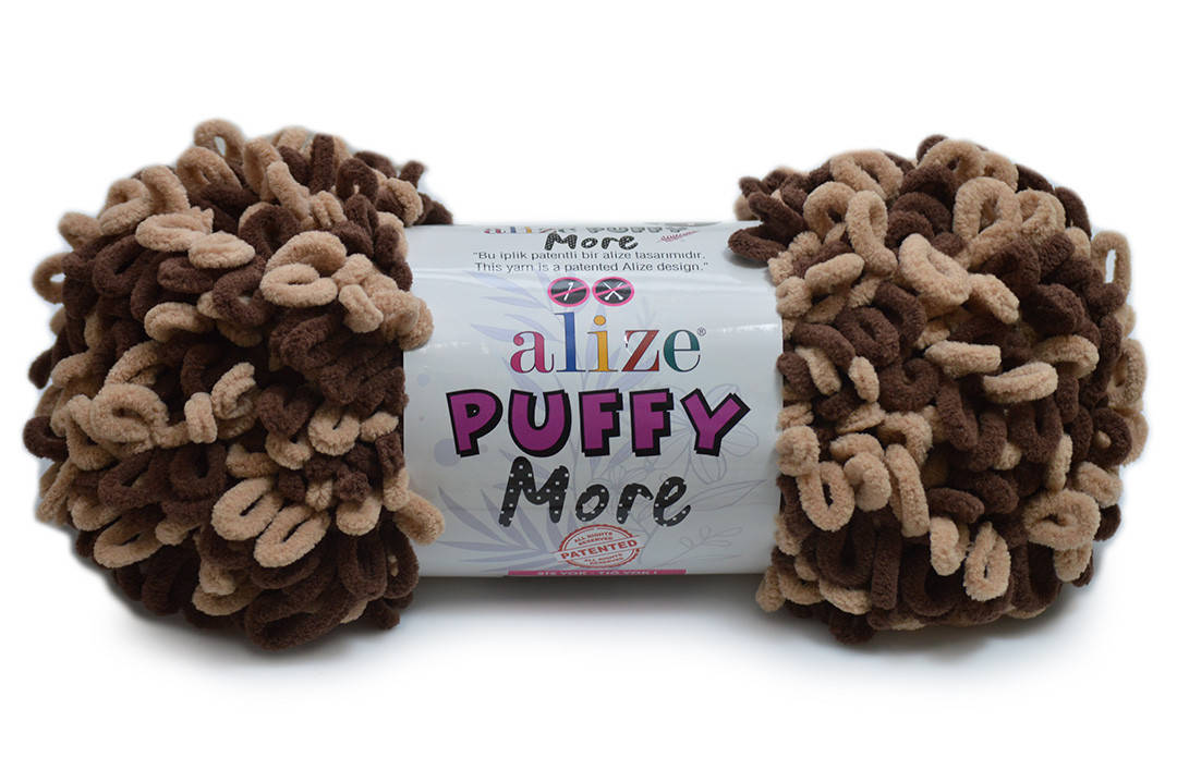 

Alize Puffy More, №6287, Секционное крашение