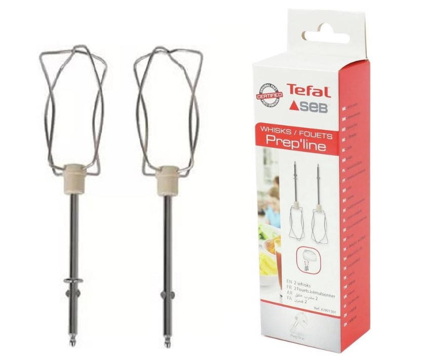 

Венчики для взбивания XJ901301 миксера Tefal, Moulinex. Набор из 2-х штук.