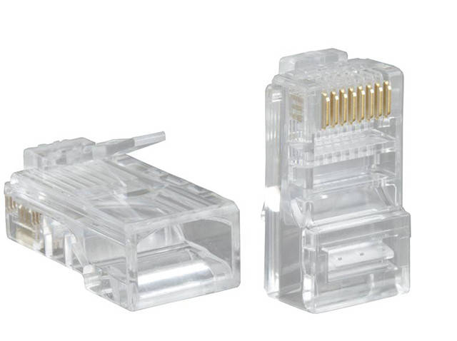 

Штекер 8р8с (RJ-45), экранированный