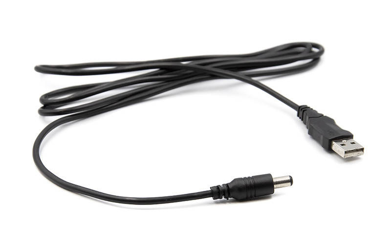 

Кабель PowerPlant 2.0 USB AM – DC 5.5 1 м, Черный