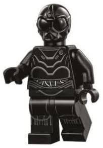 

Lego фигурка Звездные войны / Star Wars - черный протокольный дроид