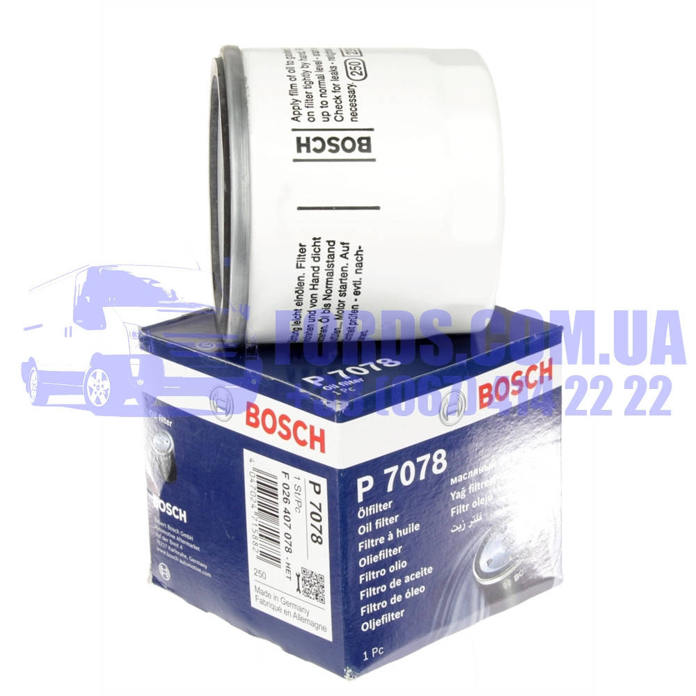 

Фильтр масляный FORD 1.25/1.4/1.5/1.6 (1883037/BM5G6714AA/F026407078) BOSCH