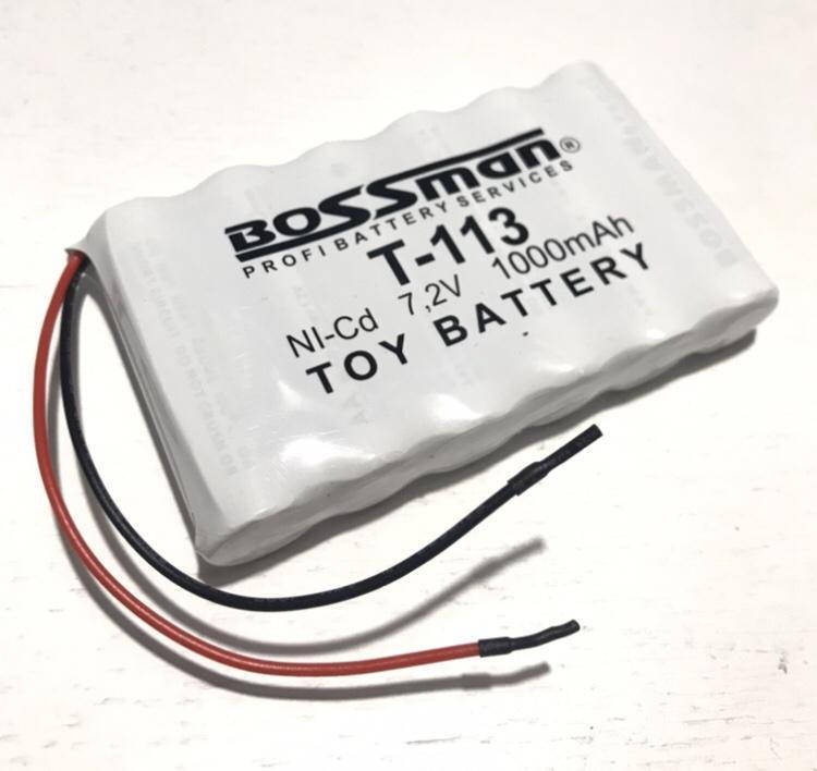 

Аккумуляторная сборка Bossman-Profi T-113 7.2V 1000mAh (Ni-Cd)