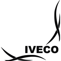 

Виниловая наклейка на авто -IVECO (цена за размер 25х30 см 2 шт.), Белый