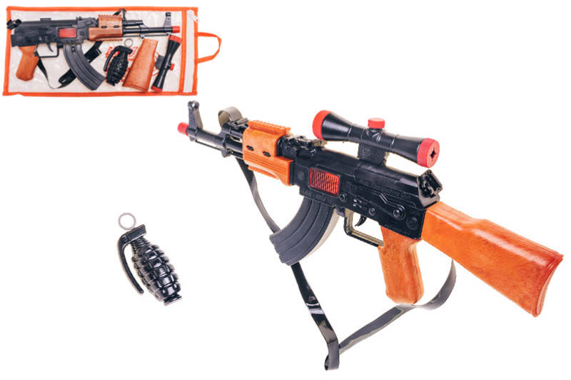 

Автомат механический "Калаш Джей" с набором 810 GoldenGun