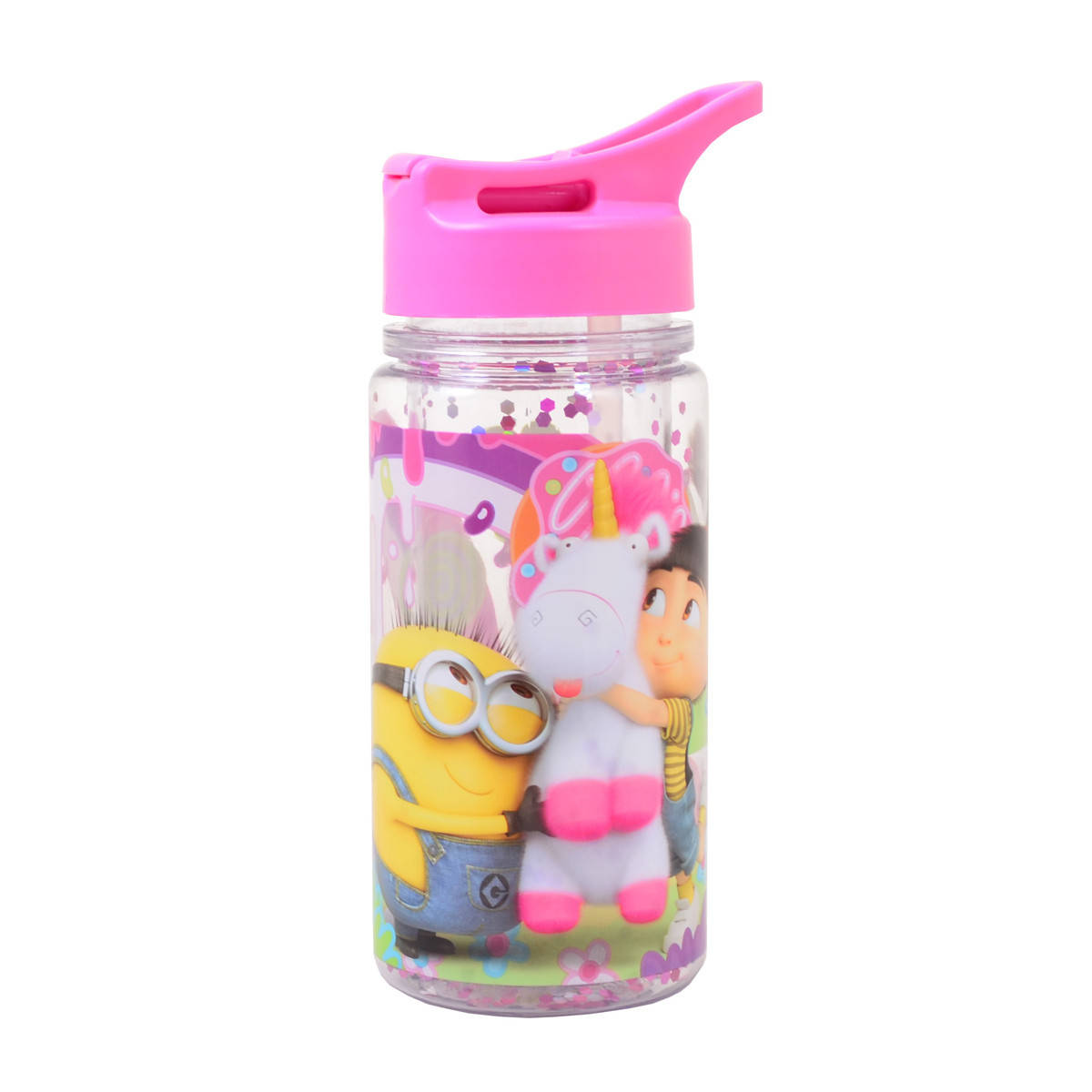 

Бутылка для воды YES с блестками "Minion Fluffy", 280 мл