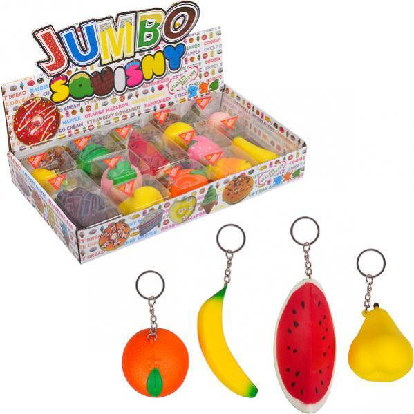 

Брелок мягкий фрукты Jumbo Sqvisny 6×5,5×5 см.