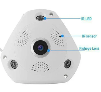 

Потолочная камера видеонаблюдения Camera Cad 1317 VR Cam 1.3mp 360 dvr ip