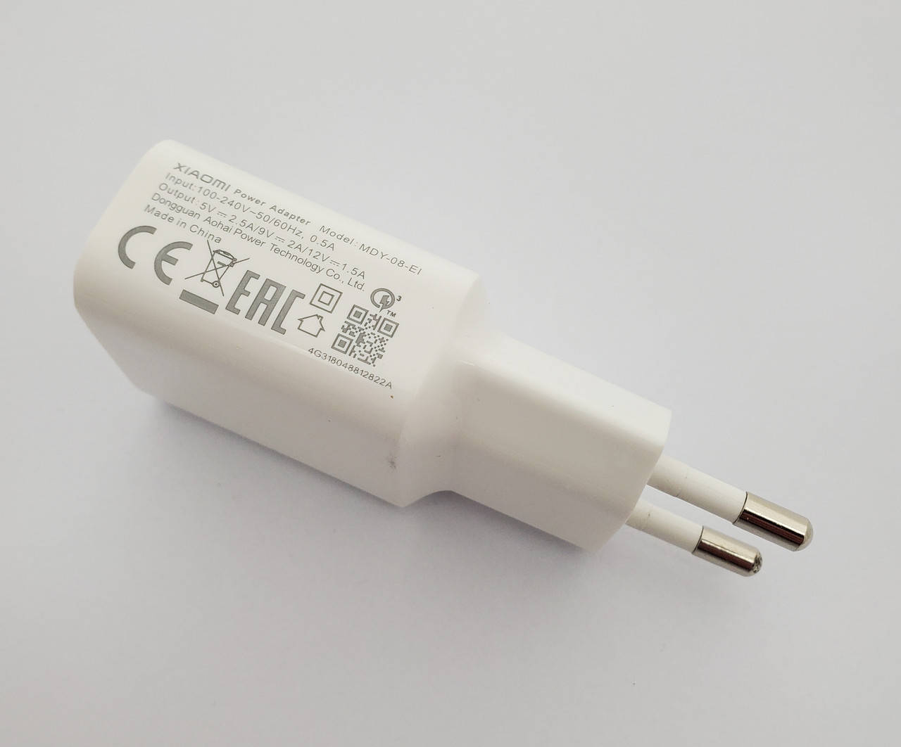 

Оригинальный блок питания Xiaomi MDY-08-EI QC3.0 18W c разборки, Разные цвета