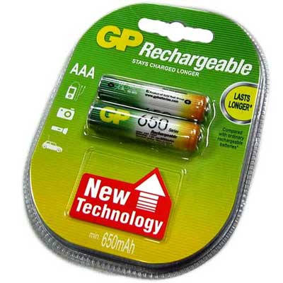 

Аккумулятор GP R3 650 mah