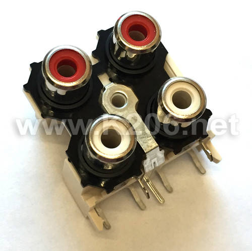 

RS-413 Тюльпан RCA JACK 4 разъема на плату