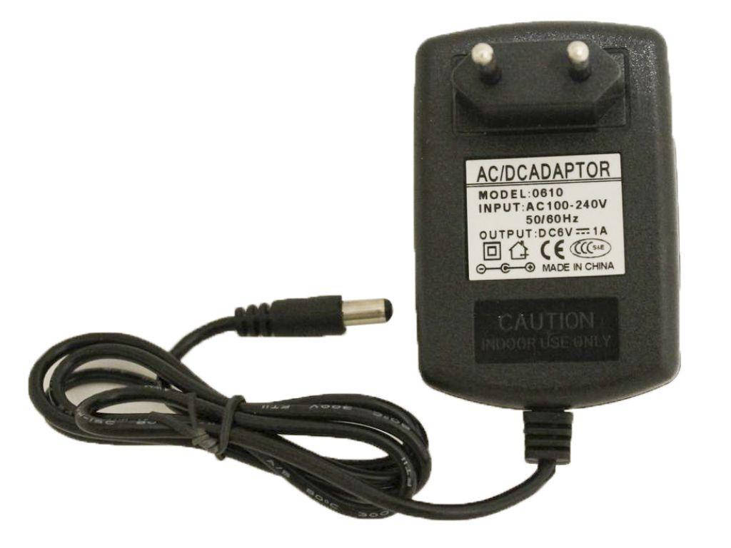 

Адаптер зарядки 6V 1A разъём 5.52.5mm 180595