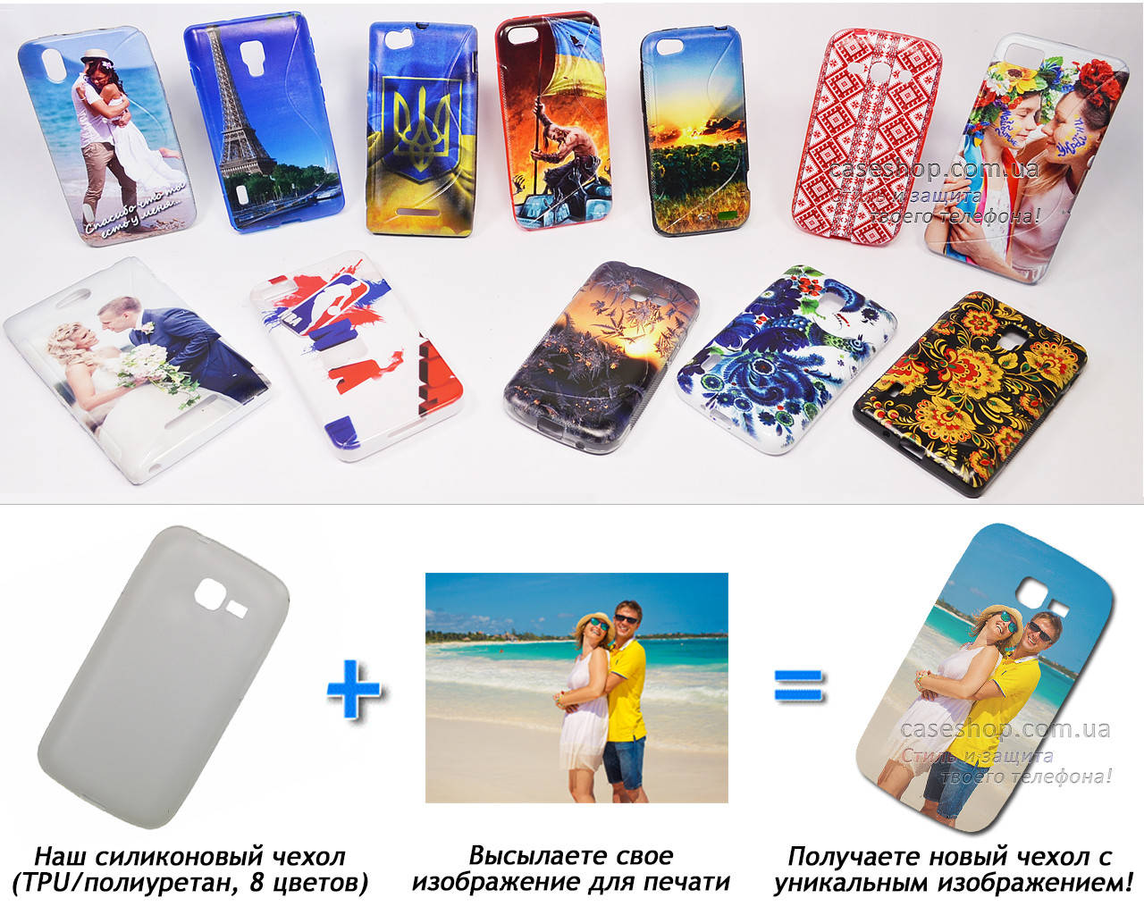 

Печать на чехле для Samsung s7570 Galaxy Trend 2 (Cиликон/TPU)