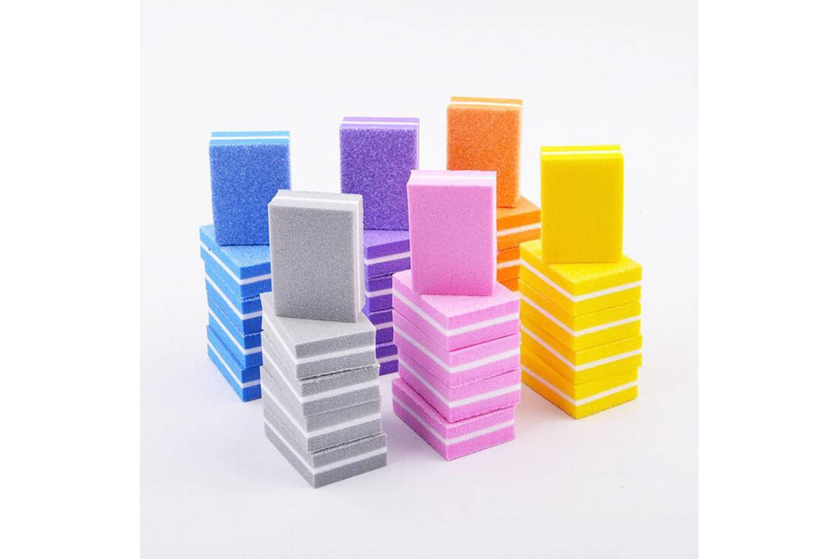 

Мини баф для шлифовки ногтей 100/180 (пилка маникюрная, на бумажной основе, пилка для ногтей)