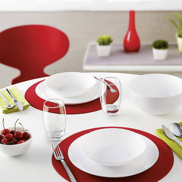 

Diwali Сервиз столовый - 19 пр. Luminarc H5869, Белый