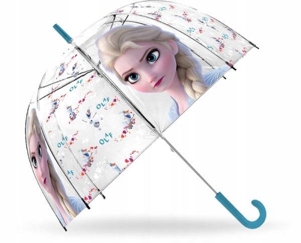 

Детский зонтик трость Frozen Холодное сердце полупрозрачный