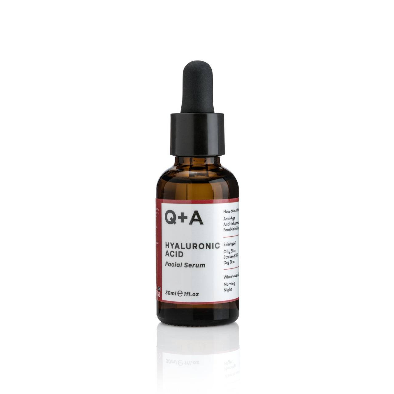 

Сыворотка для лица Гиалуроновая кислота Q+A Hyaluronic Acid Facial Serum 30 мл