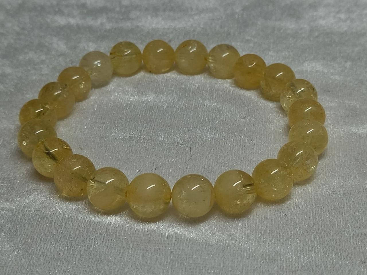 

Браслет из цитрина 8 мм