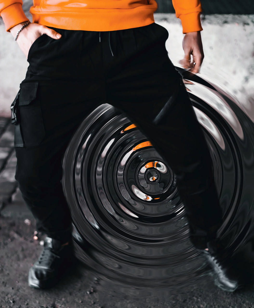 

Мужские тактические штаны карго, черные джоггеры