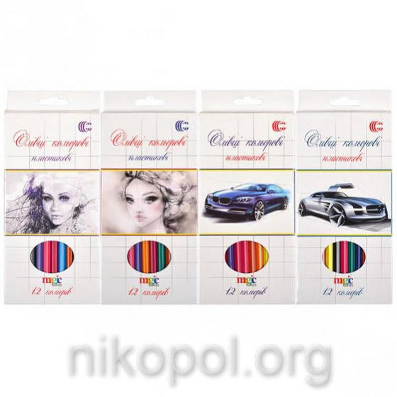 

Набор цветных карандашей White Night "С", 12 цветов, Разные цвета