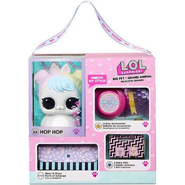 

L.O.L. LOL Surprise Biggie Big Pet Hop Hop Большой питомец Зайчик MGA