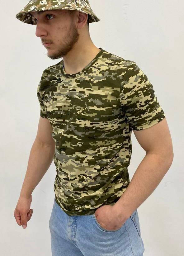 

Футболка тактическая ЗСУ пиксель S L, Оливковый