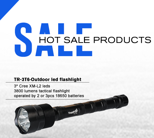 

Фонарь TrustFire TR-3T6 3xCree XM-L2, 2/3x18650, Белый