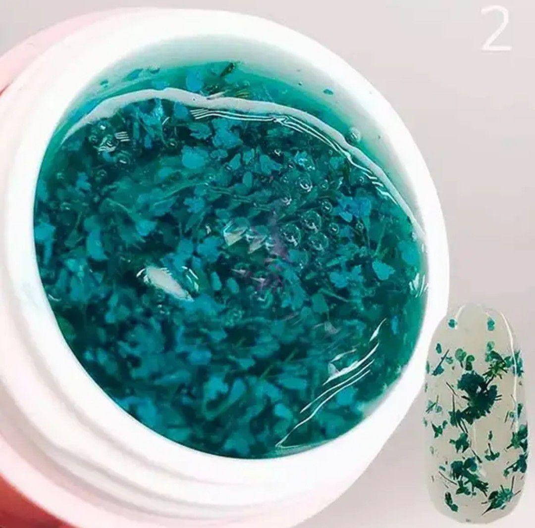 

Гель с сухоцветами Saga Flower gel 02