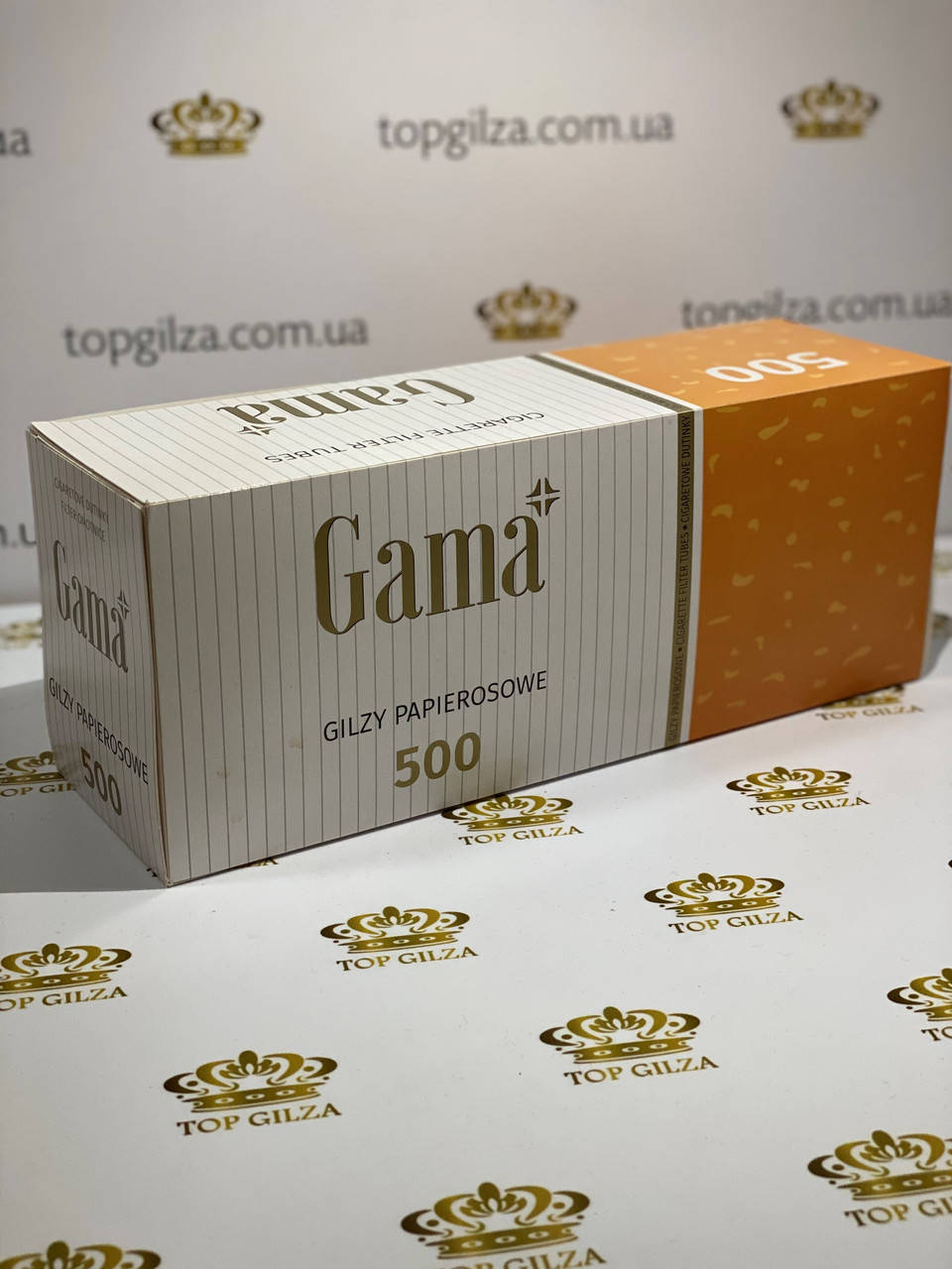 

Бумажные гильзы для набивки сигарет табаком Gama Classic 500 шт