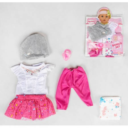 

Одежда для пупса / куклы Baby Born Беби Борн костюм с шапочкой