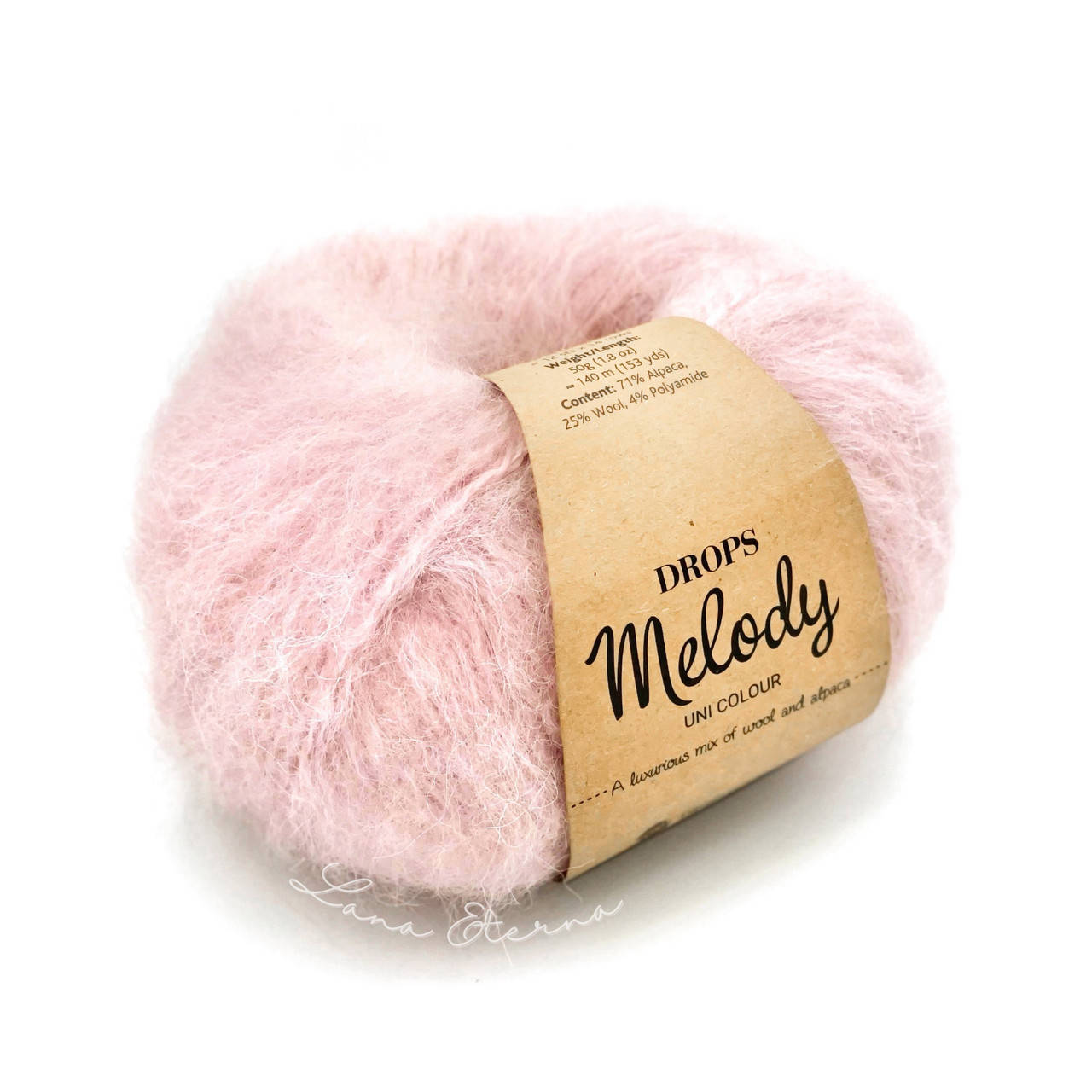

Пряжа Drops Melody 06 Пудрово-розовый