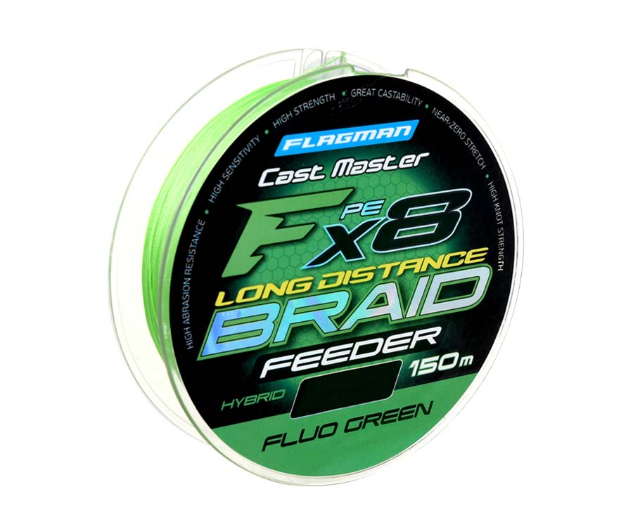 

Шнур FLAGMAN CAST MASTER Long Distance Feeder X8 150m 0,16mm 11kg, Салатовый