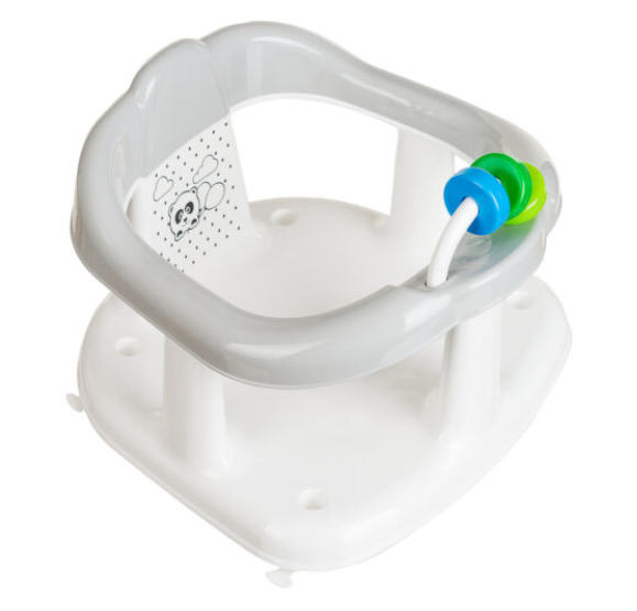 

Стульчик Креслице для купания ребёнка на присосках Maltex Panda 6204 white / grey Т, Разные цвета