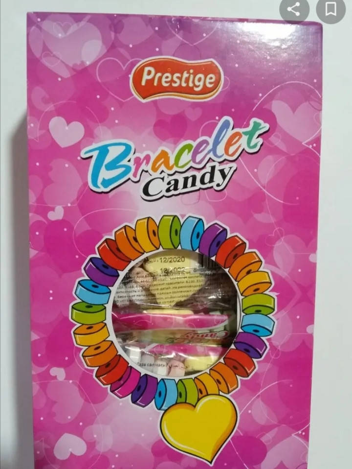 

Драже "Солодкий Браслет " 48шт. по 12гр