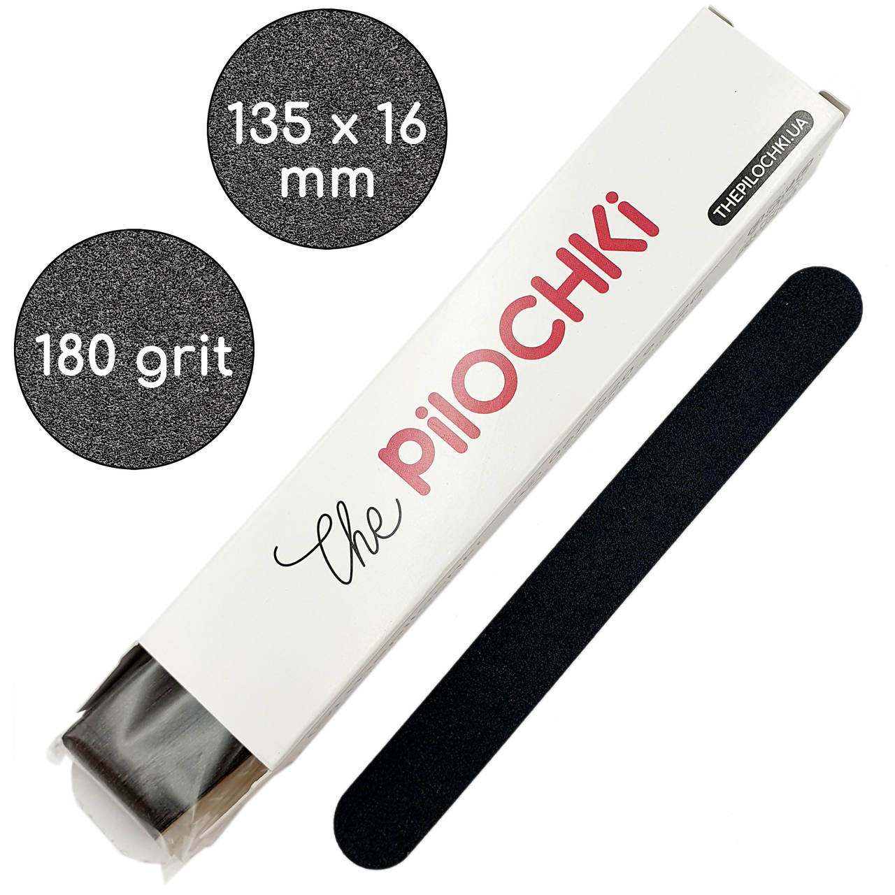 

Сменные файлы 180 грит Ровная 135 мм 50 шт (1 мм тонкие) ThePilochki