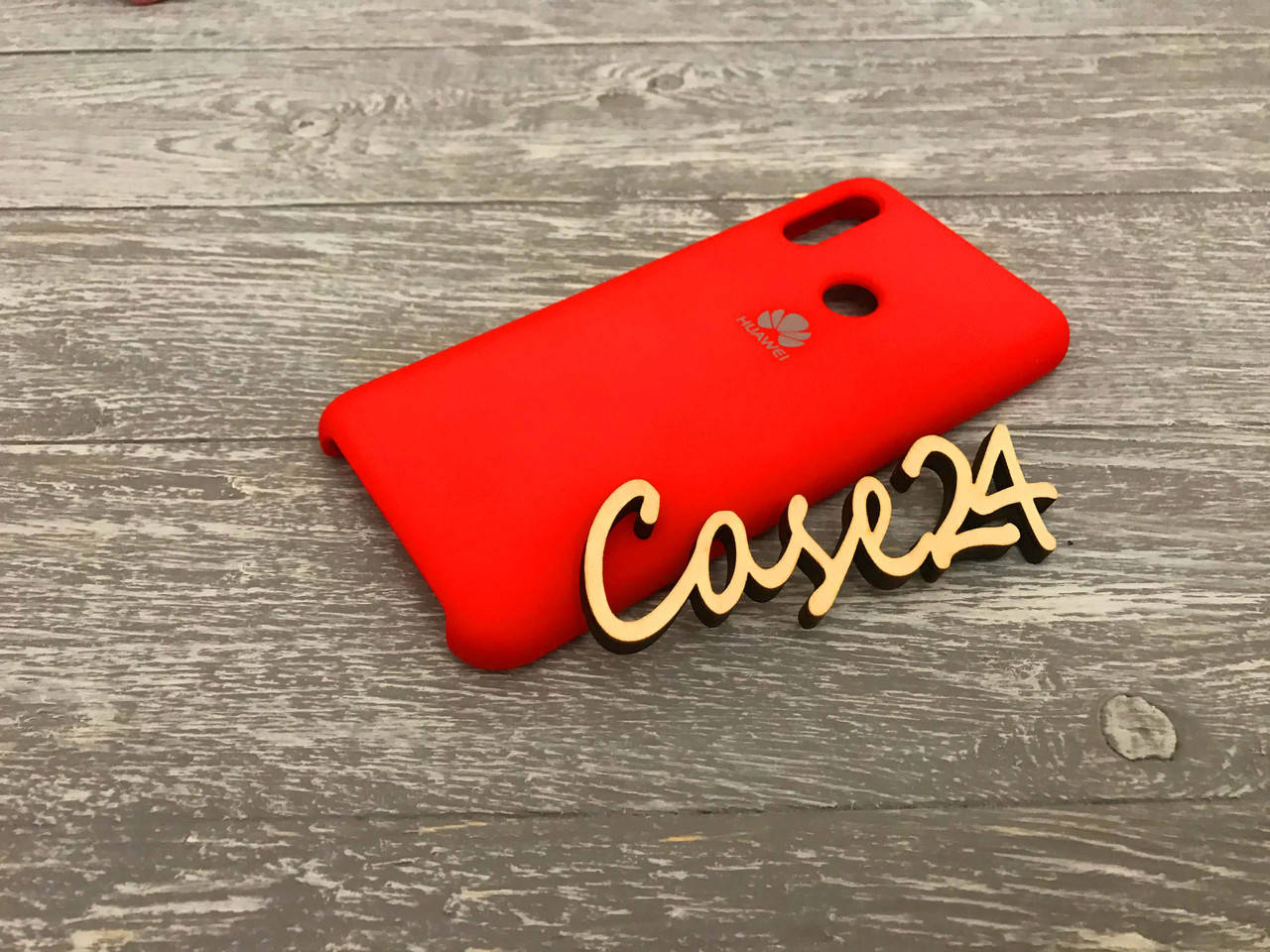 

Чехол Soft touch для Huawei P Smart 2019 (7 цветов) красный