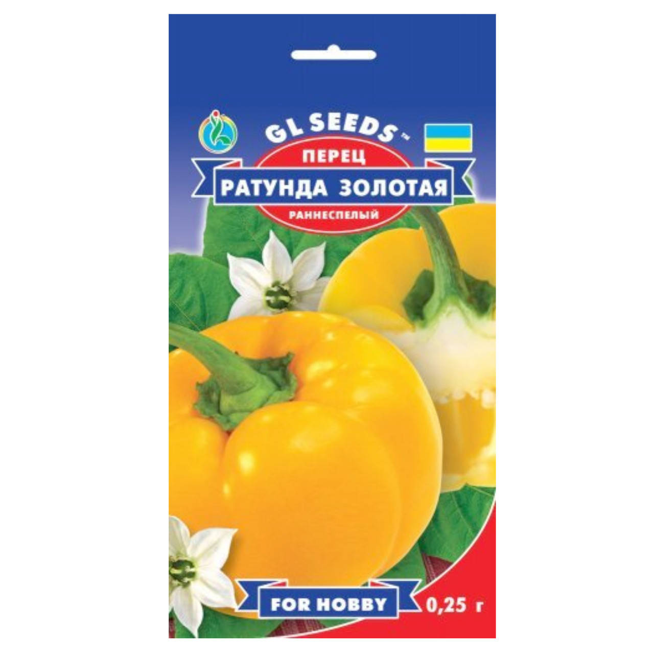 

Перец Ратунда золотая 0.25 г Gl Seeds