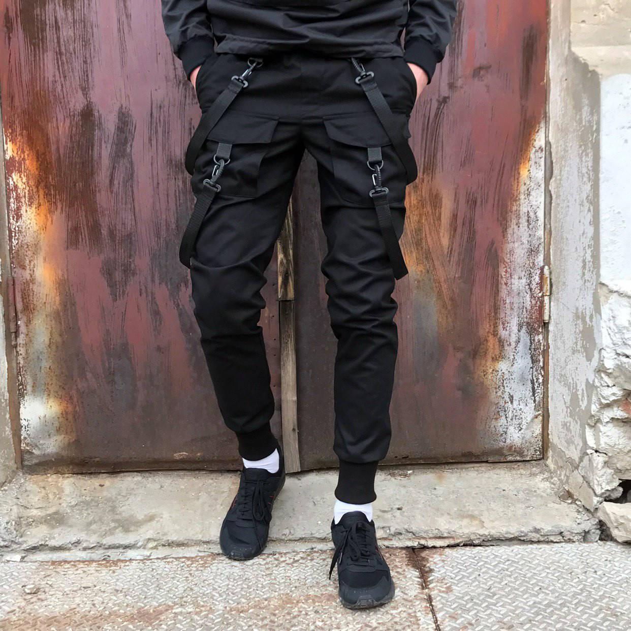 

Брюки карго мужские Огонь Пушка Scarstrope черные S