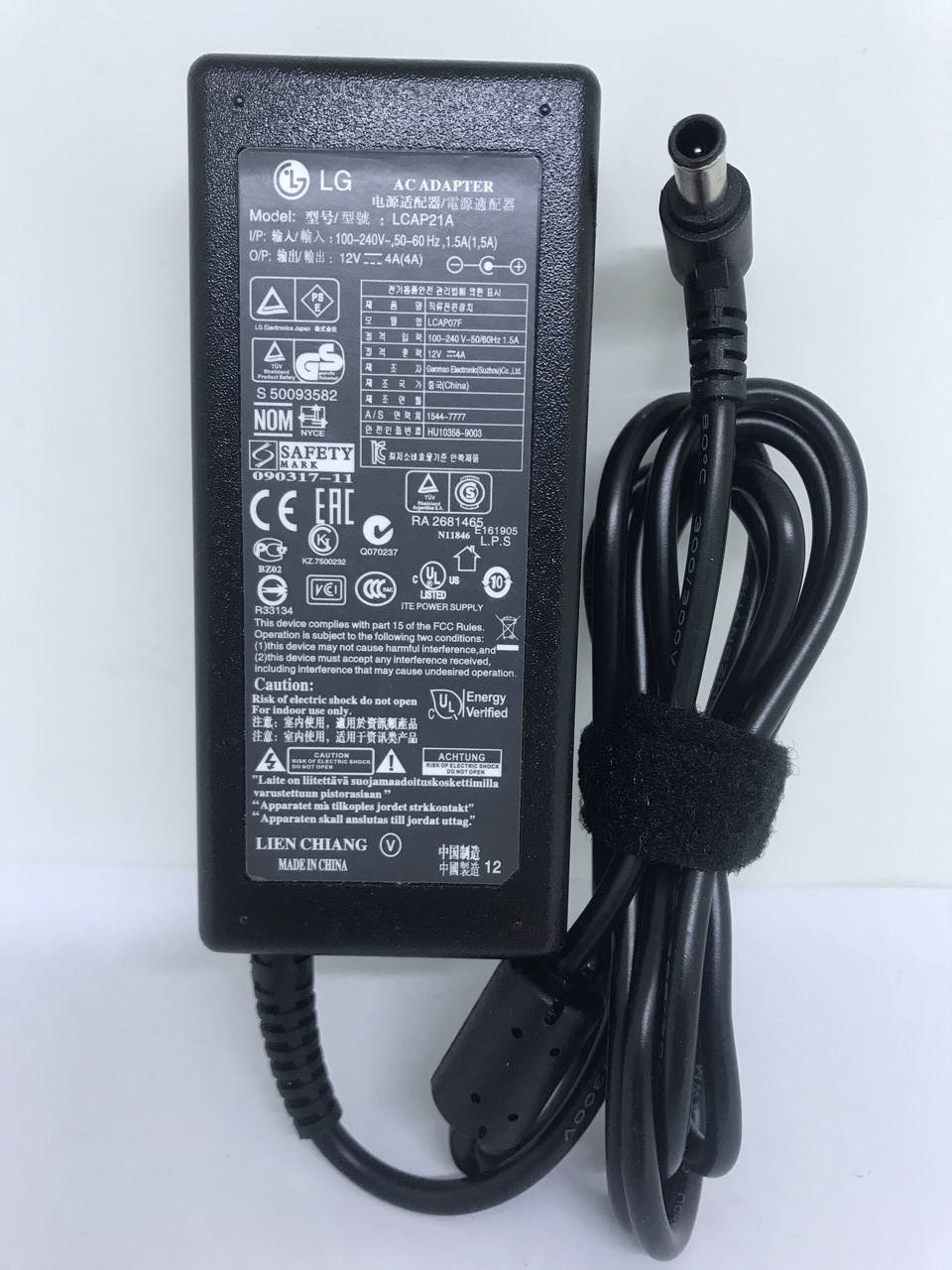 

Блок питания Адаптер для монитора LG 12V 4A 48W 6.5*4.4 мм