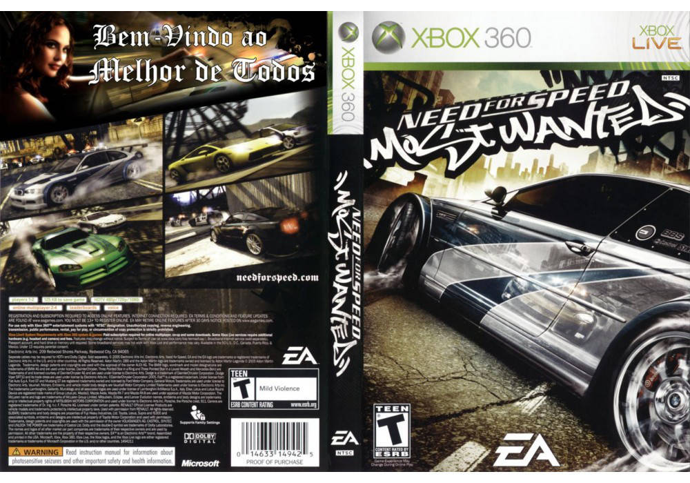 

Игра для игровой консоли Xbox 360, Need for Speed: Most Wanted
