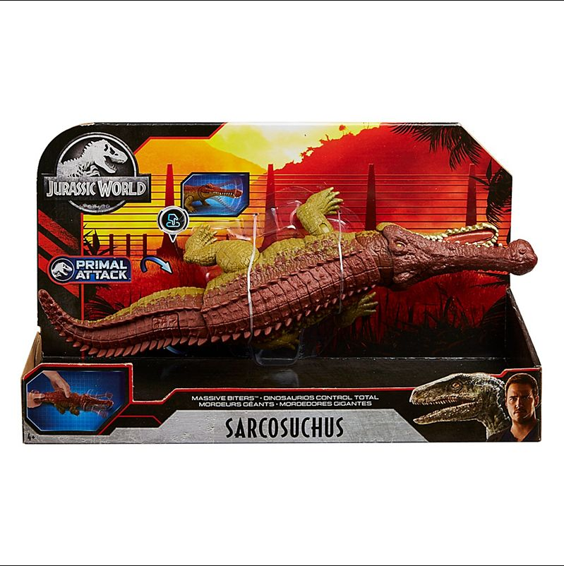 

Фигурка Динозавра Саркозух Мир Юрского Периода Jurassic World Sarcosuchus Dinosaur Mattel GJP34