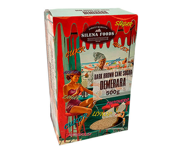 

Сахар коричневый тростниковый Silena Foods Demerara 500 г