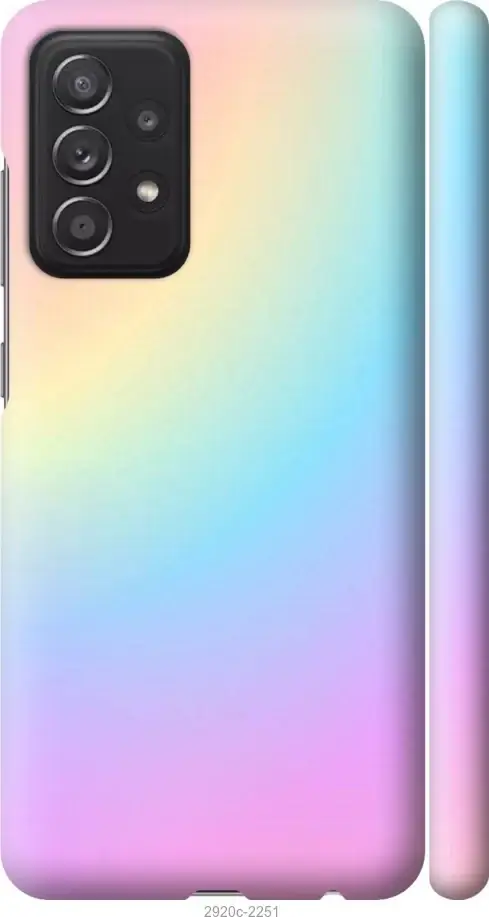 

Чехол для Samsung Galaxy A52 с картинкой / на самсунг галакси А52 с принтом Радуга 2, Розовый