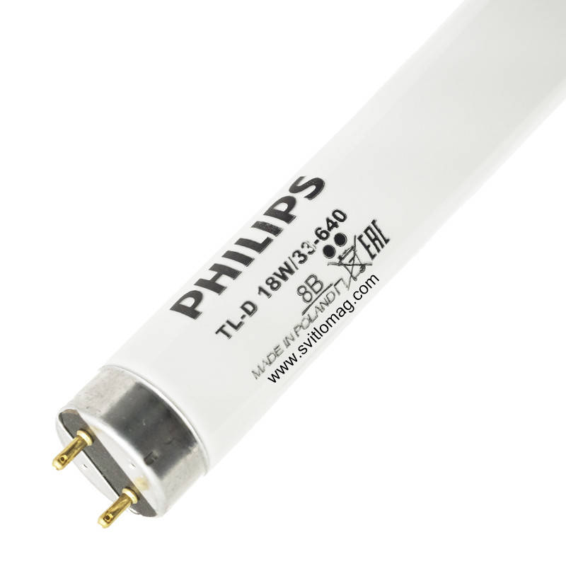 

Лампа люминесцентная TL-D 18w/33-640 PHILIPS G13