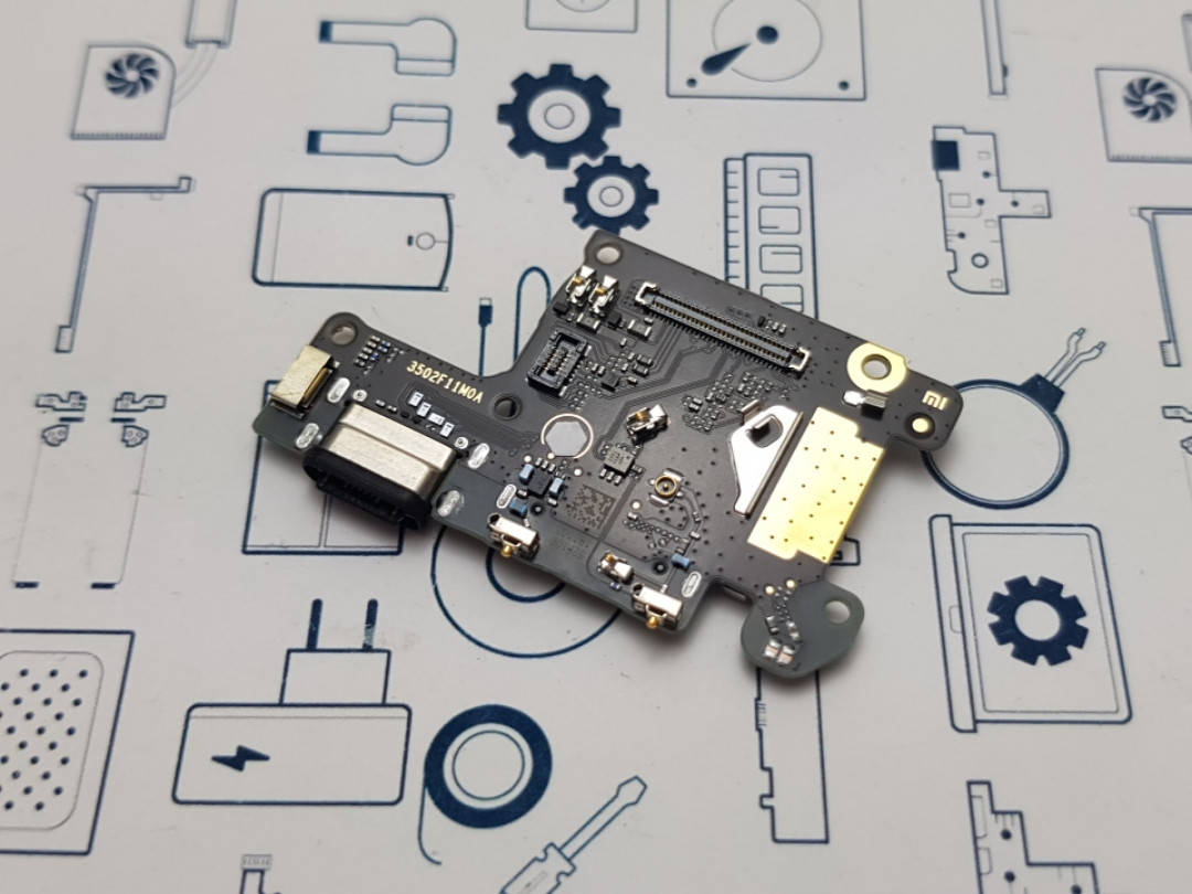 

Плата нижняя Xiaomi Mi9T Сервисный оригинал новый
